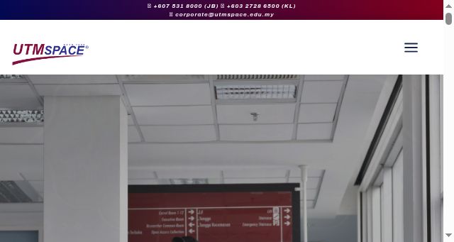 Screenshot of utmspace.edu.my