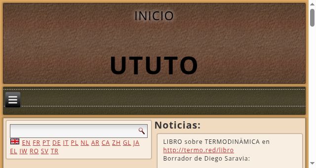 Screenshot of ututo.org