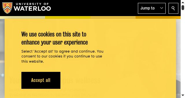 Screenshot of uwaterloo.ca