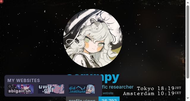 Screenshot of uwu.gal