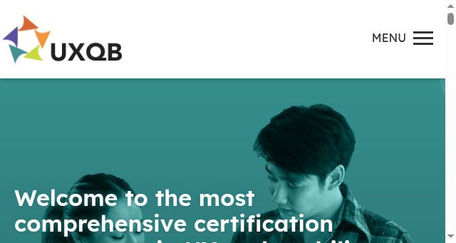 Screenshot of uxqb.org