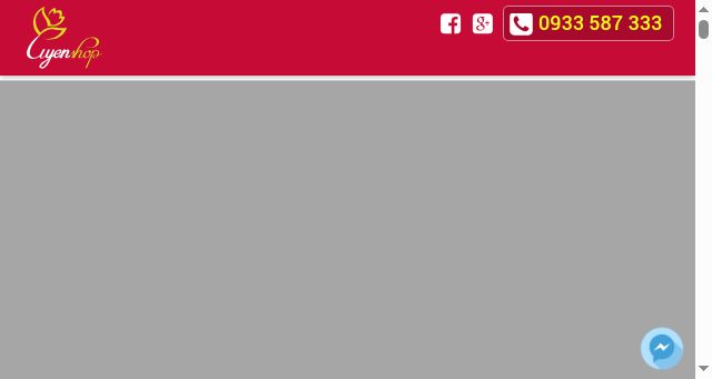 Screenshot of uyenshop.vn