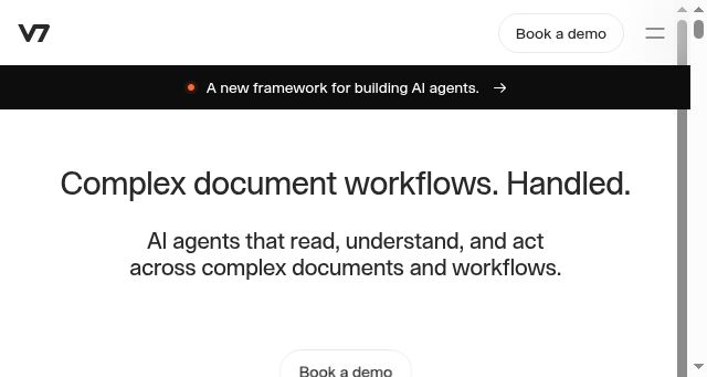 Screenshot of v7labs.com