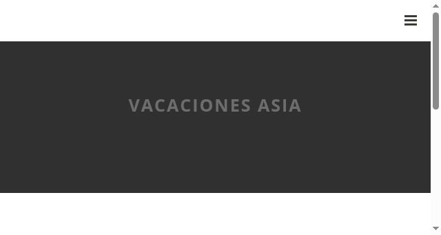 Screenshot of vacaciones.asia
