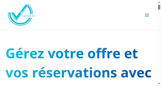 Screenshot of vackelys.fr