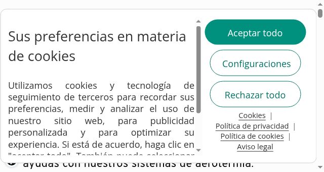 Screenshot of vaillant.es