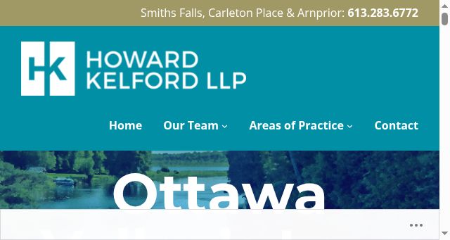 Screenshot of valleylaw.ca