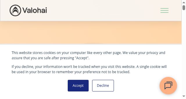 Screenshot of valohai.com
