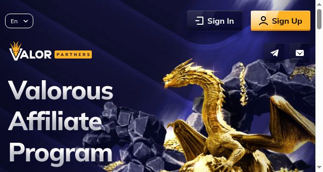 Screenshot of valor.partners