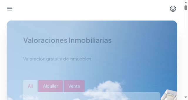 Screenshot of valoracionesinmobiliarias.com