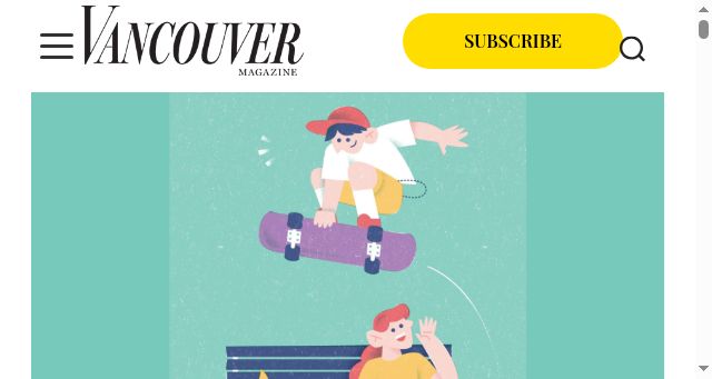 Screenshot of vanmag.com