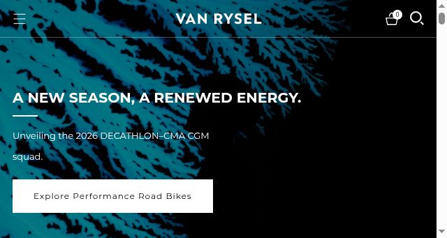 Screenshot of vanryselus.com