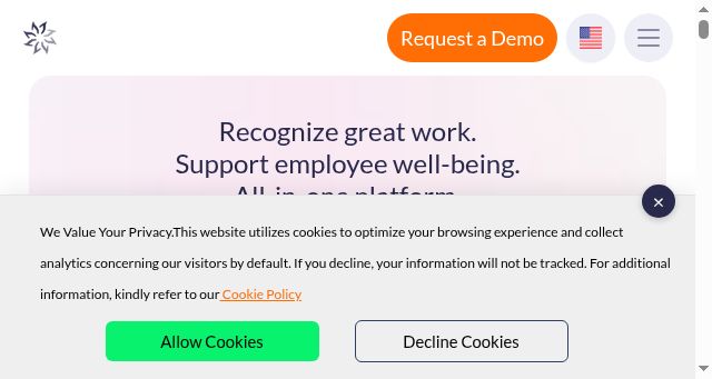 Screenshot of vantagecircle.com