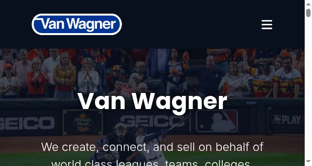 Screenshot of vanwagner.com