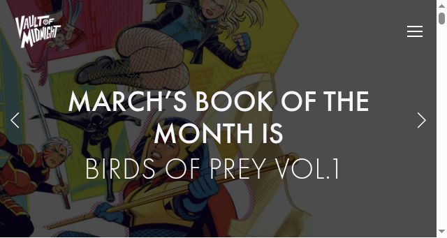 Screenshot of vaultofmidnight.com