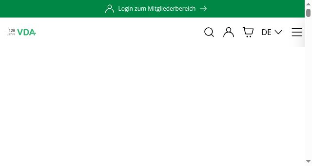 Screenshot of vda.de