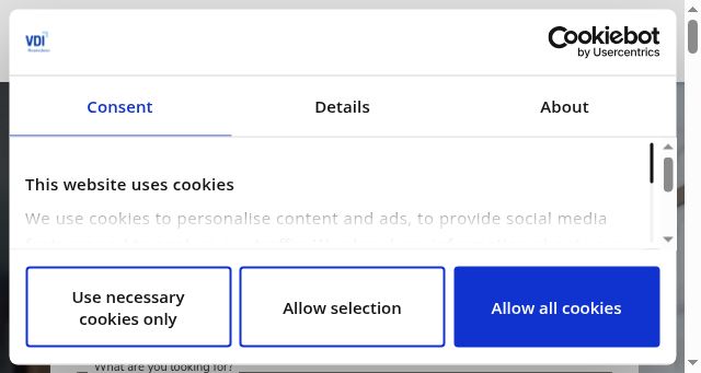 Screenshot of vdiconference.com