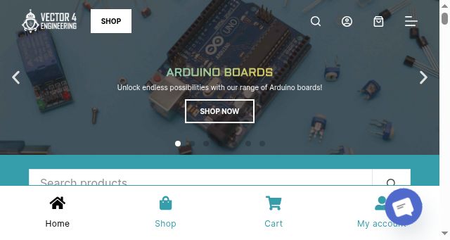 Screenshot of vector4engineering.com