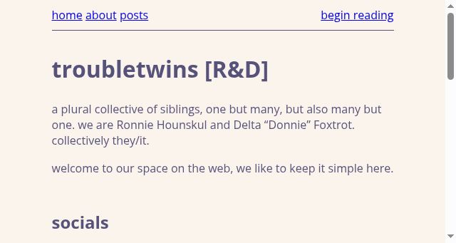 Screenshot of veeronniecaw.space