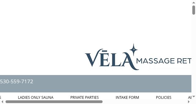 Screenshot of velamassageretreat.com
