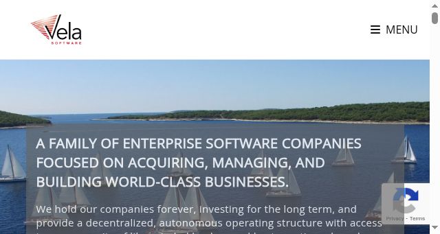 Screenshot of velasoftwaregroup.com