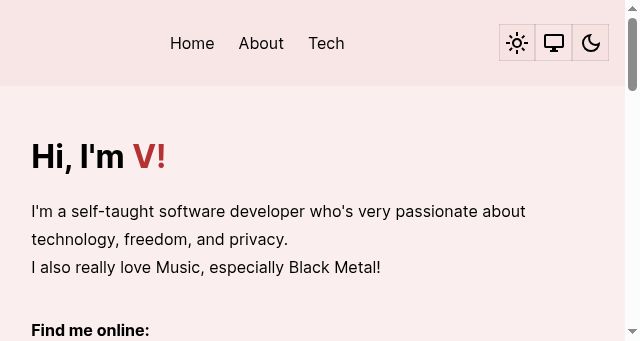 Screenshot of vendicated.dev