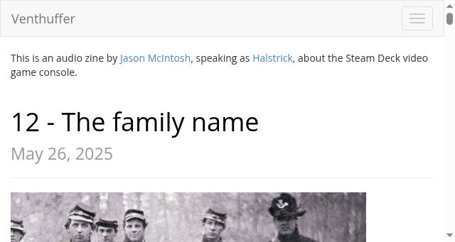 Screenshot of venthuffer.com