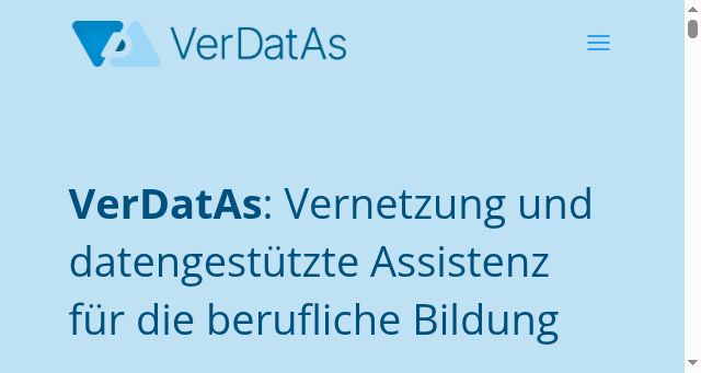 Screenshot of verdatas.de