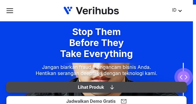 Screenshot of verihubs.com