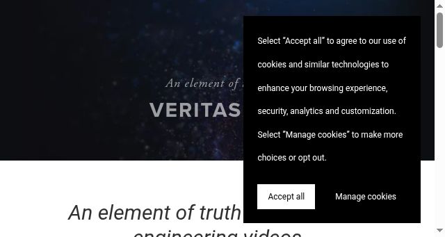 Screenshot of veritasium.com