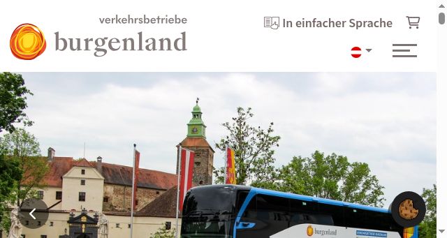 Screenshot of verkehrsbetriebe-burgenland.at
