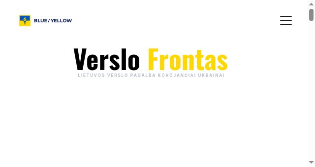 Screenshot of verslofrontas.lt