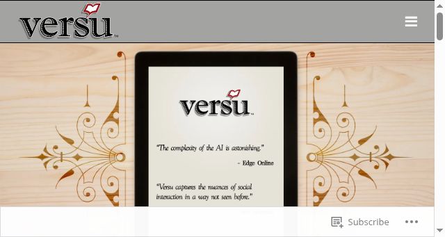 Screenshot of versu.com