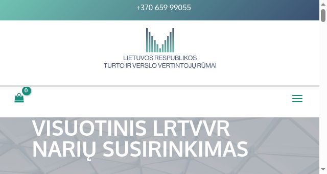 Screenshot of vertintojurumai.lt