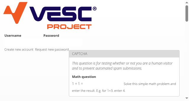 Screenshot of vesc-project.com