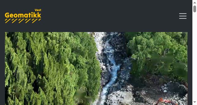Screenshot of vestgeomatikk.no