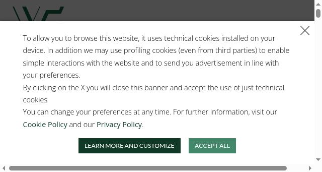 Screenshot of vetreriaetrusca.it