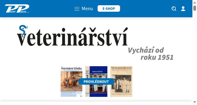 Screenshot of vetweb.cz