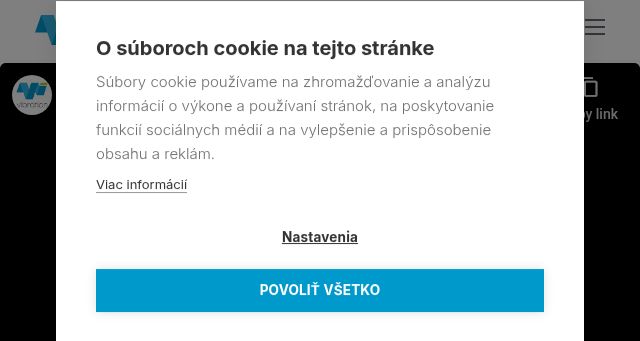 Screenshot of vibration.sk