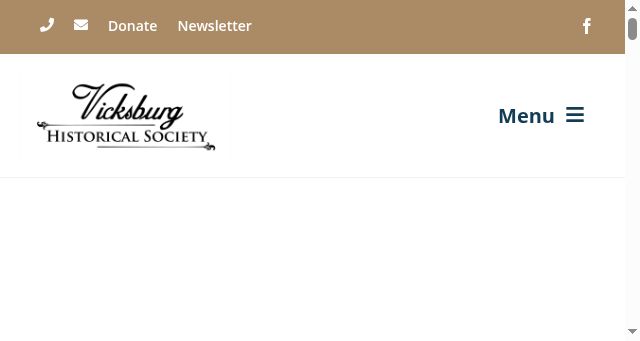 Screenshot of vicksburghistory.org
