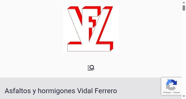 Screenshot of vidalferrero.com