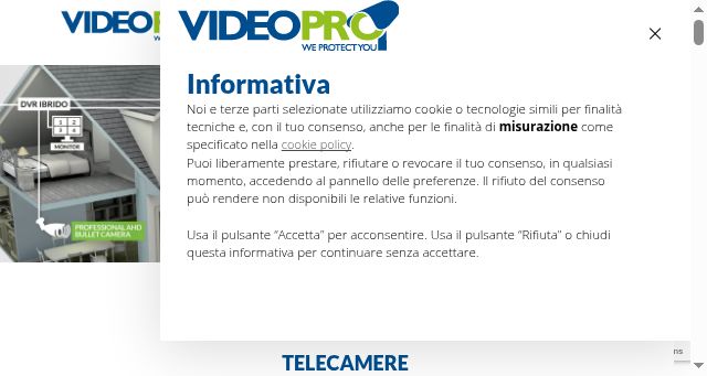 Screenshot of video-pro.it