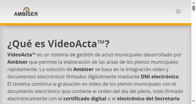 Screenshot of videoacta.es