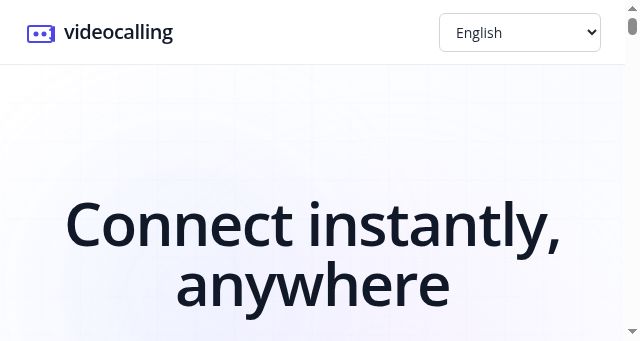 Screenshot of videocalling.app