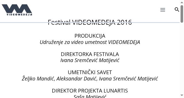 Screenshot of videomedeja.org