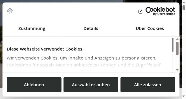 Screenshot of viebrockreithallen.de