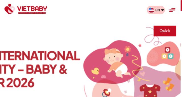 Screenshot of vietbabyfair.com.vn