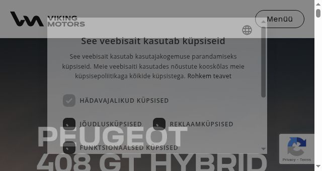 Screenshot of vikingmotors.ee