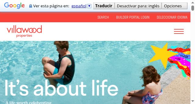 Screenshot of villawoodproperties.com.au