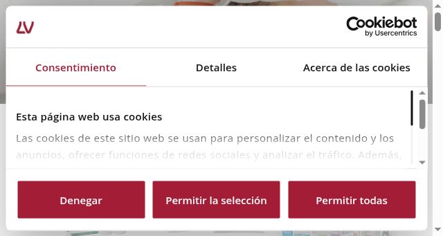 Screenshot of vinas.es